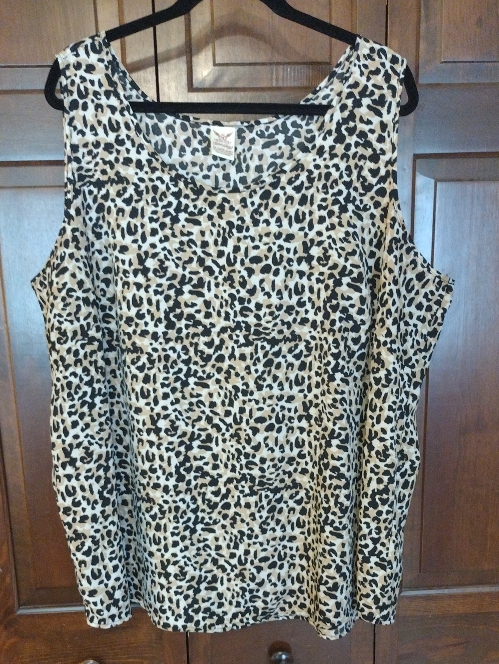 22/24 Animal Print Tank Top Vintage Style